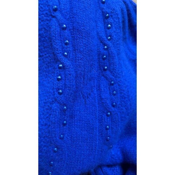 Blue Women's Cardigan Sweater - Picture 5 of 5